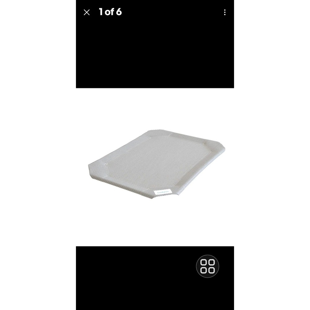 Coolaroo Large Grey Pet Bed‎ Replacement Cover Elevated Breathable Nylon Fabric